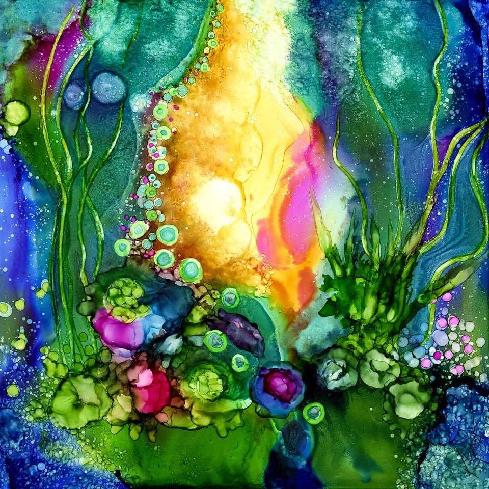 Magic of Alcohol Inks with Korinne Carpino