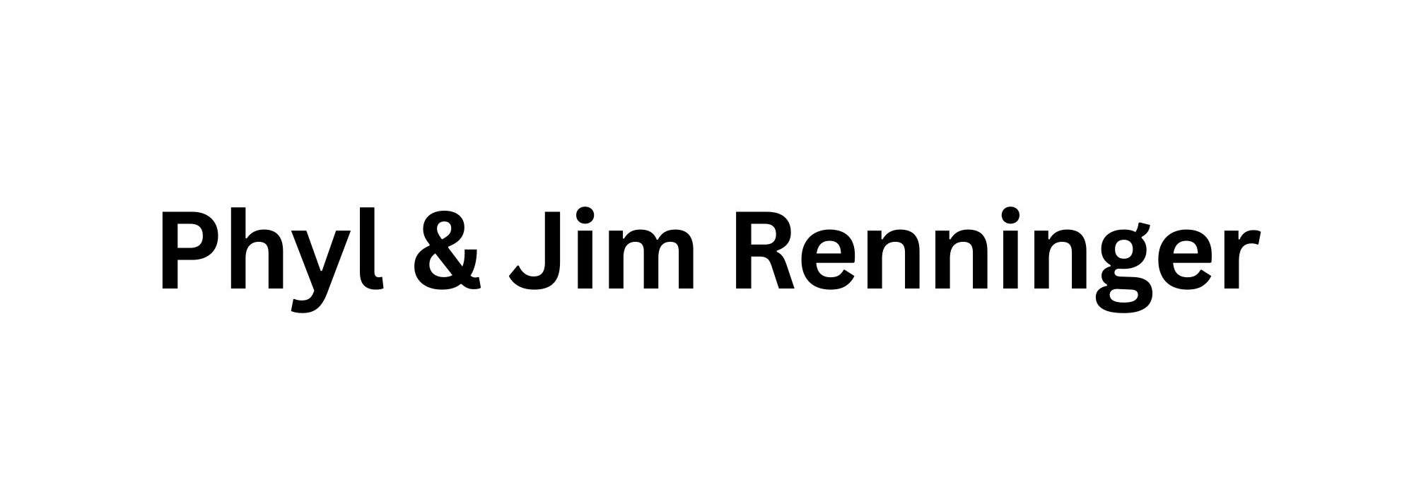 Phyl & Jim Renninger