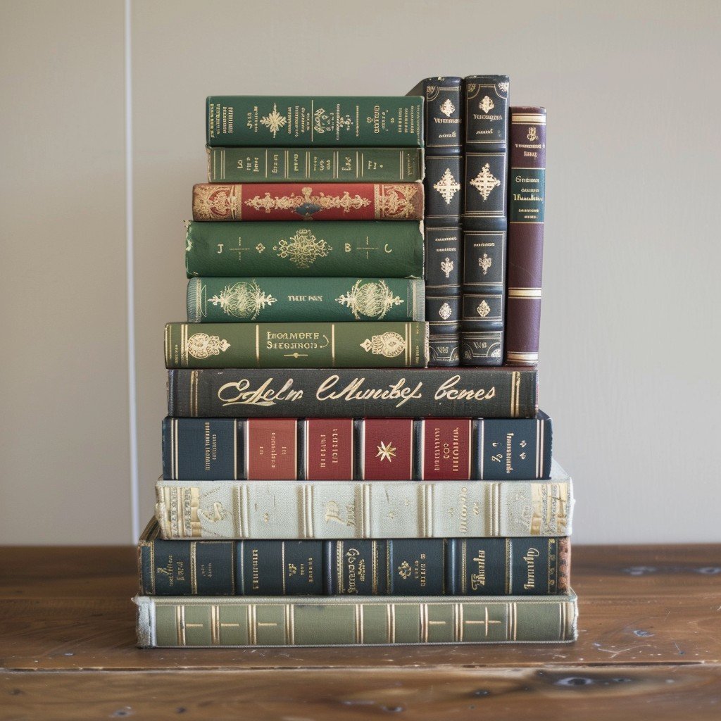 stockcake stacked classic books 1742323589 stockcake stacked classic books 1742323589