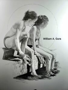 Exhibits bill gura 2 girls poolside