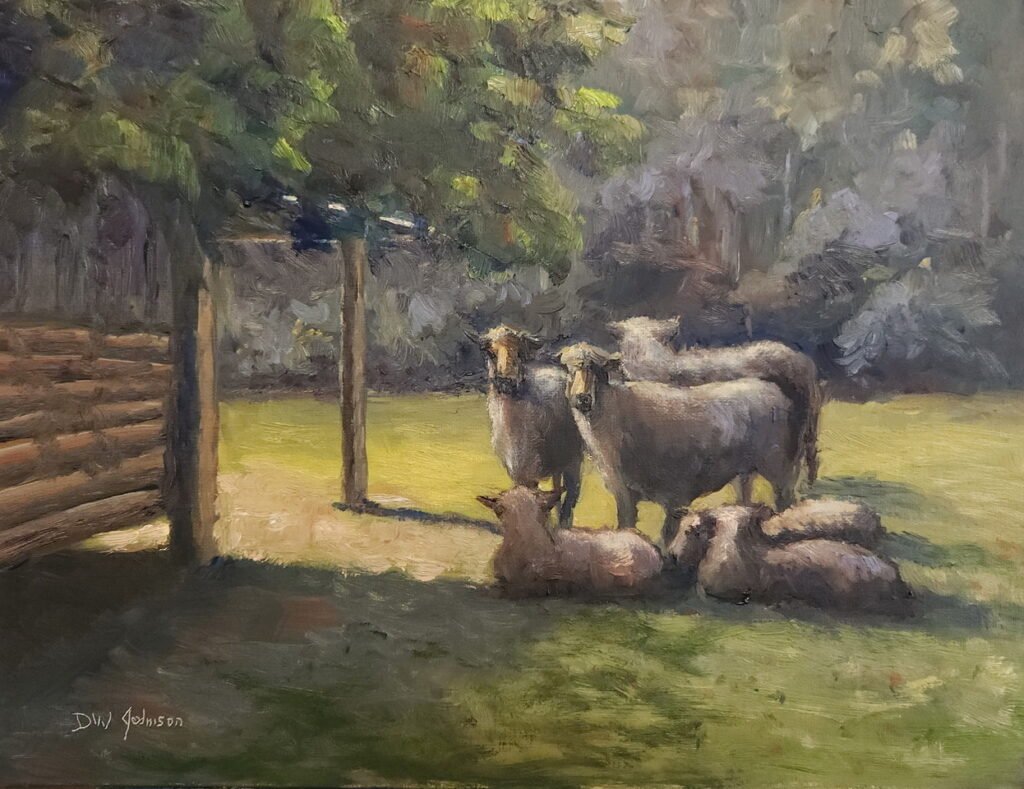 shady sheep lo res dwjohnson 9x12 oil 800